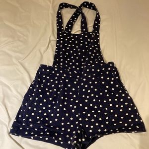 Unique polka dot romper